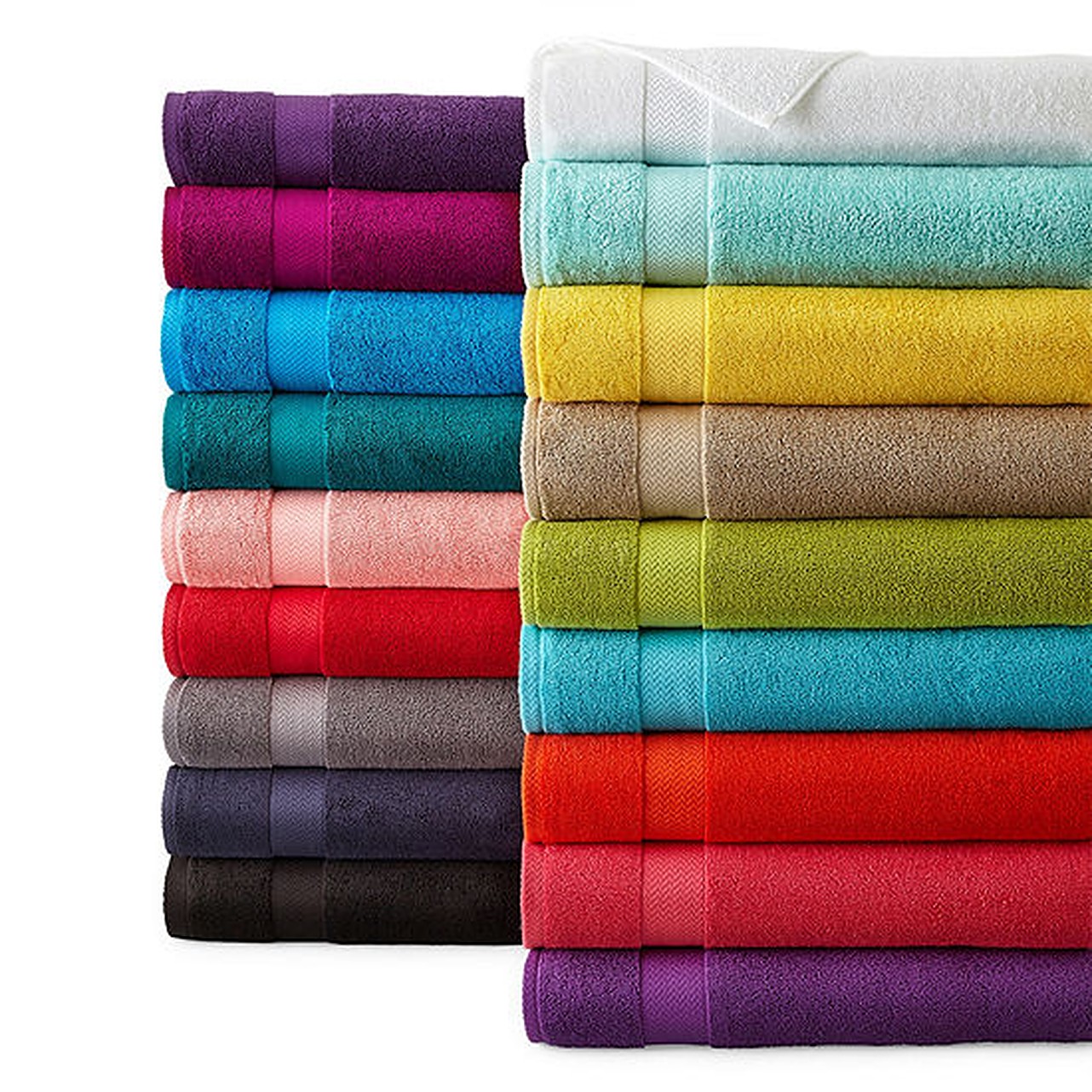 Large Polo Bath towel  - PLAIN COLOURS (90x150cm) 