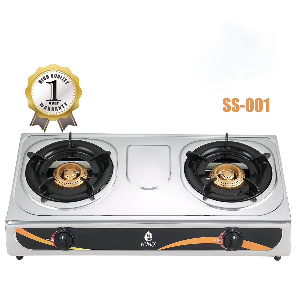 Stainless Steel 2 Burner Gas Stove(01)
